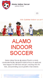 Mobile Screenshot of alamoindoorsoccer.com